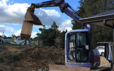 All purpose digger at work
